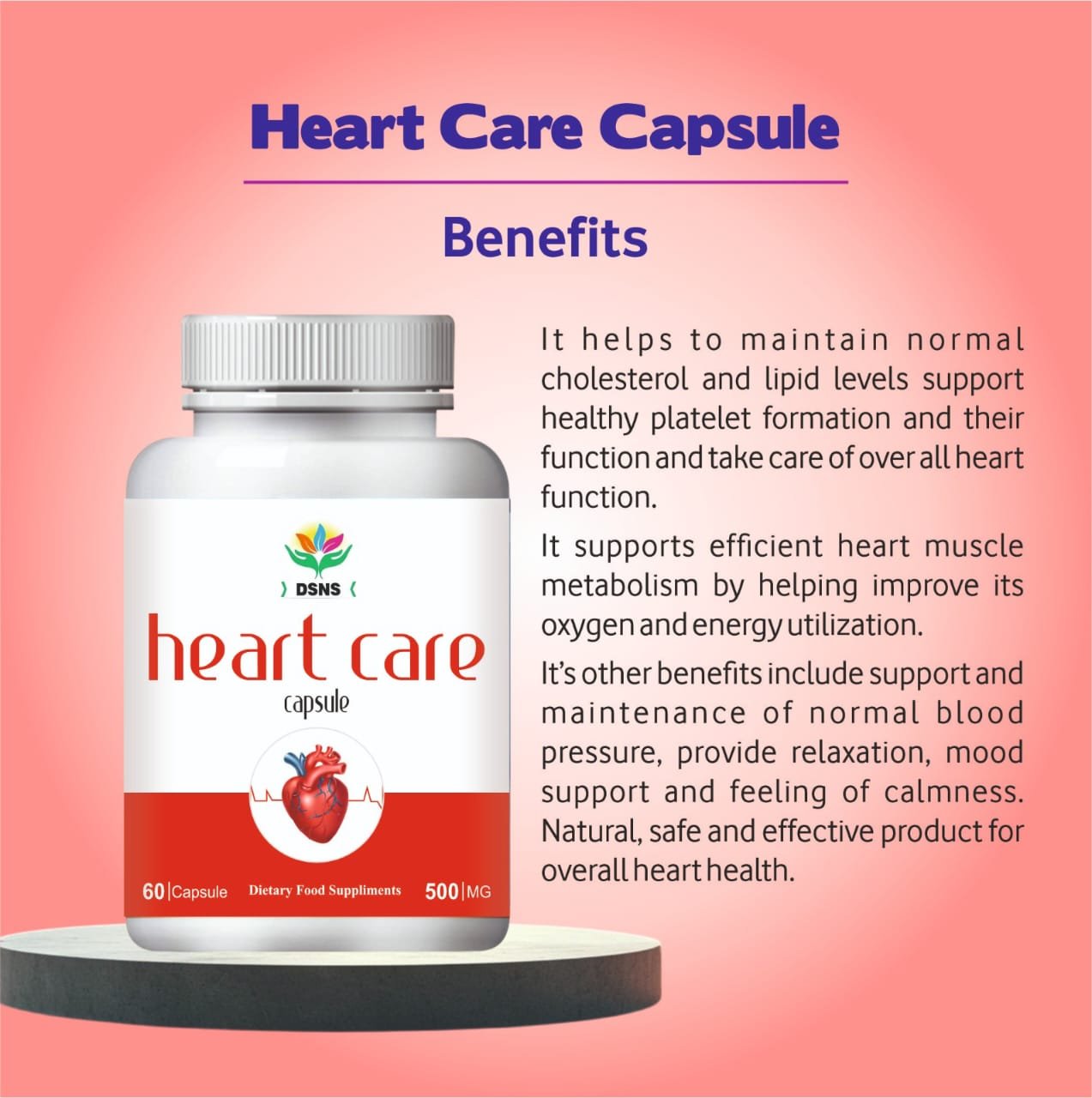 heart care capsule heart care capsule